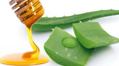 Il miele e l'aloe aiuteranno a far fronte ai sintomi dell'osteocondrosi